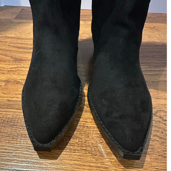 DV by Dolce Vita Women’s Kit Faux Suede Knee-High Boots – Black – Size 6 NWOB - Picture 4 of 12